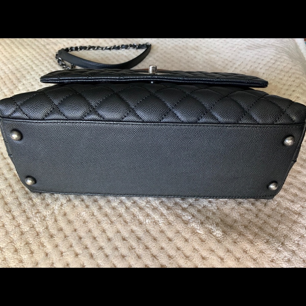 ⛔️⛔️⛔️ Handle Medium Caviar w Handle Lizard Skin🖤 - Picture 3 of 5